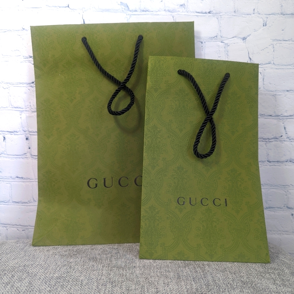 2 Gucci gift bags